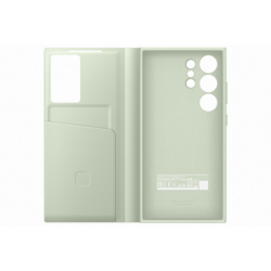 Θήκη Flip με Ενεργό Πορτάκι - Samsung Galaxy S24 Ultra - Official Samsung Smart View Wallet Case - Light Green (EF-ZS928CGEGWW)