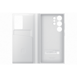 Θήκη Flip με Ενεργό Πορτάκι - Samsung Galaxy S24 Ultra - Official Samsung Smart View Wallet Case - White (EF-ZS928CWEGWW)