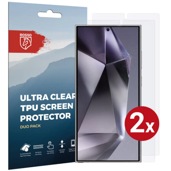 Μεμβράνη Προστασίας Οθόνης - Samsung Galaxy S24 Ultra - Rosso Ultra Clear Screen Protector - 2 Τεμάχια (8719246436772)