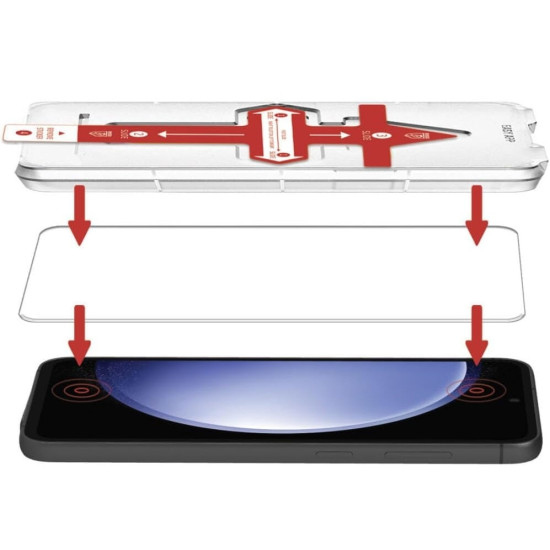 Rosso Tempered Glass - Αντιχαρακτικό Προστατευτικό Γυαλί Οθόνης Samsung Galaxy S23 FE (8719246433665)