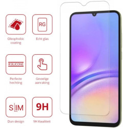 Αντιχαρακτικό Προστατευτικό Γυαλί Οθόνης Samsung Galaxy A05 - Rosso Tempered Glass - Clear (8719246436673)