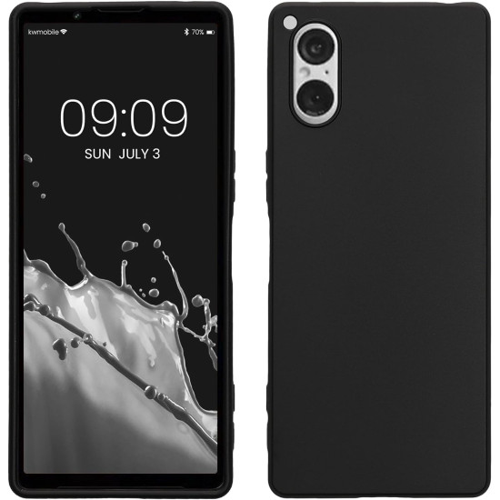 KWmobile Θήκη Σιλικόνης Sony Xperia 5 V - Black (61522.01)