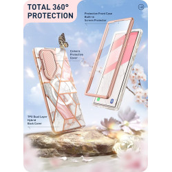 Ανθεκτική Θήκη MagSafe με Κάλυμμα για την Κάμερα - Samsung Galaxy S24 Ultra - Supcase i-Blason Cosmo Mag - Marble (843439138872)