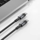 Tech-Protect Ultraboost Cable - Καλώδιο Φόρτισης και Μεταφοράς Δεδομένων Type-C σε Type-C - 300cm - 100W - 5A - Grey (9319456606058)