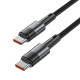 Tech-Protect Ultraboost Cable - Καλώδιο Φόρτισης και Μεταφοράς Δεδομένων Type-C σε Type-C - 25cm - 100W - 5A - Grey (9319456606065)