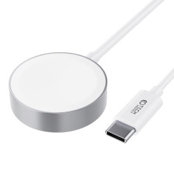 Tech-Protect Ultraboost Magnetic Type-C Cable - Μαγνητικός Ασύρματος Φορτιστής Type-C για Apple Watch - 2.5W - 120cm - White (9490713932704)