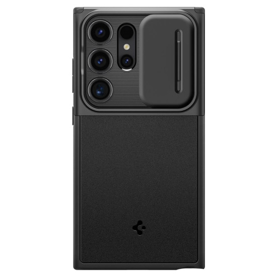 Θήκη με Κάλυμμα για την Κάμερα - Samsung Galaxy S24 Ultra - Spigen Optik Armor - Black (ACS07313)