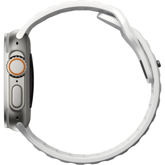 Nomad Αδιάβροχο Λουράκι Σιλικόνης Sport Band - Apple Watch Ultra/SE/11/10/9/8/7/6/5/4 (49/46/45/44mm) - White (NM01111085)