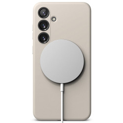 Ανθεκτική MagSafe Θήκη Σιλικόνης - Samsung Galaxy S24 - Ringke Silicone Magnetic - Stone (8809961782985)