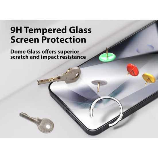 Σύστημα Προστασίας Οθόνης Samsung Galaxy S24 - Whitestone Dome Glass - Liquid Optical Clear Adhesive & Installation Kit - 2 Τεμάχια (8809365409129)