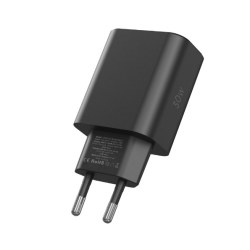 Tech-Protect C30W - Ταχυφορτιστής Ταξιδιού / Αντάπτορας με 1 x USB-A / 2 x Type-C - 30W - Black (9490713935231)