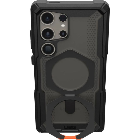 Ανθεκτική Θήκη με Kickstand - Samsung Galaxy S24 Ultra - UAG Plasma XTE - Black / Orange (214447114097)