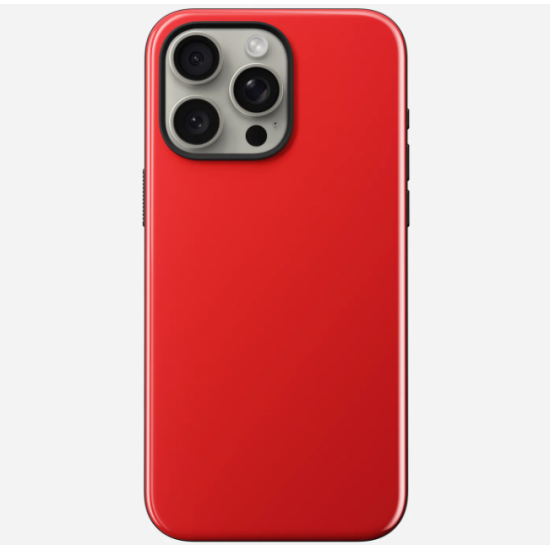 Nomad Sport Case - Σκληρή Θήκη MagSafe με TPU Bumper - Apple iPhone 15 Pro Max - Night Watch Red (NM01585585)