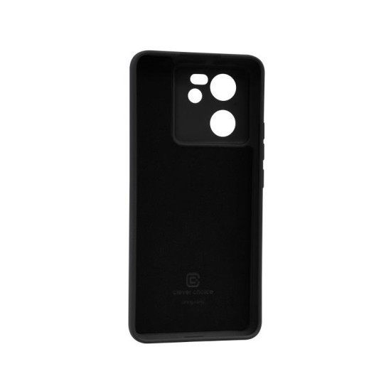 Crong Color Θήκη Premium Σιλικόνης - Xiaomi 13T / 13T Pro - Black (CRG-COLR-XM13T-BLK)