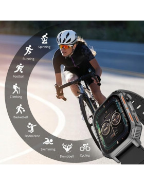 Riversong Smartwatch Motive 8S - Space Gray (SW803G)