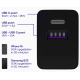 Buddi 30W GaN Mini Charger - Ταχυφορτιστής Ταξιδιού / Αντάπτορας με 1 x USB-A / 1 x Type-C - 30W - Black - 5 Έτη Εγγύηση (8719246407833)