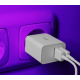Buddi 30W GaN Mini Charger - Ταχυφορτιστής Ταξιδιού / Αντάπτορας με 1 x USB-A / 1 x Type-C - 30W - White - 5 Έτη Εγγύηση (8719246407826)