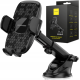 Spacecase SC13 Ghost Series Dash & Windshield Car Holder - Universal Βάση Κινητών 4.7" - 7" με Βεντούζα & Ρυθμιζόμενο Βραχίονα για Ταμπλό / Παρμπρίζ Αυτοκινήτου - Black (5905719039066)