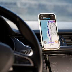 Spacecase SC08 Magnetic Air Vent Car Holder - Μαγνητική Βάση Στήριξης Κινητών / Smartphone για Αεραγωγούς Αυτοκινήτων - Black (5905719039011)