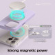 Elago Magnetic Silicone Case - Premium MagSafe Θήκη Σιλικόνης - Apple iPhone 15 Pro Max - Purple (ES15MSSC67PRO-PU)