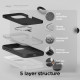 Elago Magnetic Silicone Case - Premium MagSafe Θήκη Σιλικόνης - Apple iPhone 15 Pro Max - Black (ES15MSSC67PRO-BK)