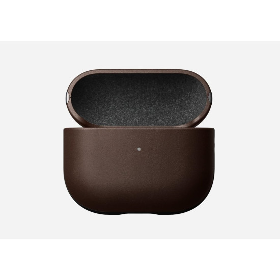 Nomad Modern Leather Case - Δερμάτινη Θήκη για Apple AirPods 3rd Gen - Rustic Brown (NM01001485)