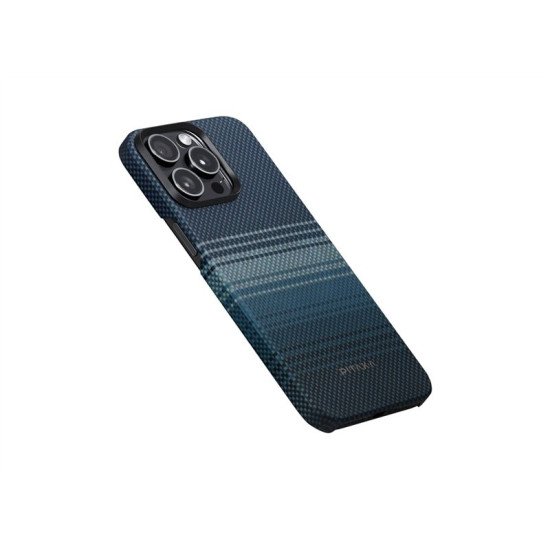 Pitaka Fusion Weaving MagEZ Case 5 - MagSafe Θήκη Aramid Fiber Body - Apple iPhone 15 Pro Max - 0.75mm - 1500D - Moonrise (KI1501MOM)