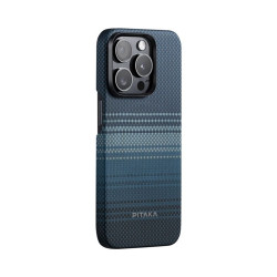 Pitaka Fusion Weaving MagEZ Case 5 - MagSafe Θήκη Aramid Fiber Body - Apple iPhone 15 Pro - 0.75mm - 1500D - Moonrise (KI1501MO)