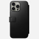 Θήκη iPhone 15 Pro Max Nomad Modern Leather Folio Δερμάτινο Πορτοφόλι με MagSafe - Black (NM01632085)