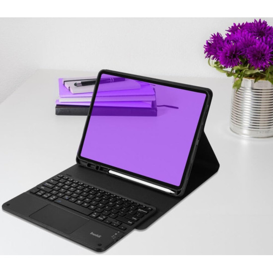 Buddi Zuna Keyboard Case - Θήκη με Υποδοχή για Γραφίδα και Πληκτρολόγιο Bluetooth - Samsung Galaxy Tab S10 Plus / S9 Plus 12.4'' X810 / X816B / X826B - Black (8719246427633)