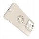 Θήκη Σιλικόνης με Μεταλλικό Μαγνητικό Ring Holder - Xiaomi Redmi Note 13 Pro 5G / Poco X6 - Spacecase Silicone Ring - Bone (5905719108052)