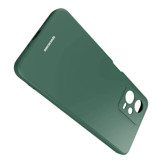 Spacecase Silicone Case - Θήκη Σιλικόνης Xiaomi Redmi Note 12 5G / Poco X5 - Dark Green (5905123475337)