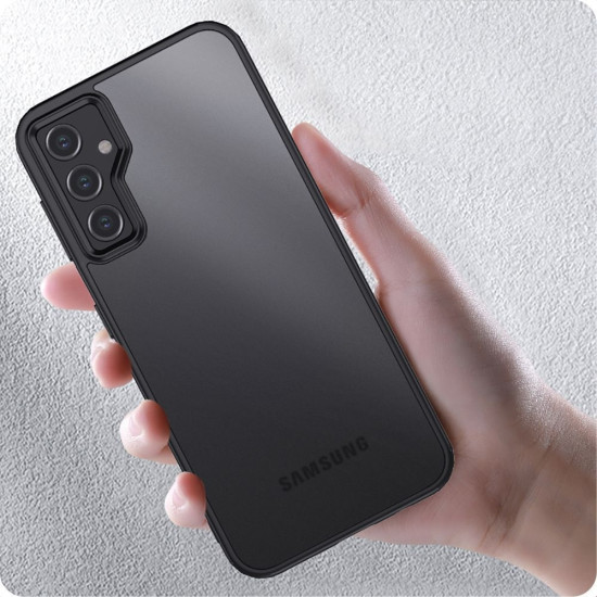 Σκληρή Ημιδιάφανη Θήκη - Samsung Galaxy A55 - Tech-Protect MagMat - Matte Black (5906203692101)