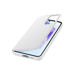 Θήκη Flip με Ενεργό Πορτάκι - Samsung Galaxy A55 - Official Samsung S View Wallet Cover - White (EF-ZA556CWEGWW)