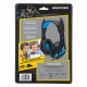 eKids DC Comics Batman - Ενσύρματα Ακουστικά Κεφαλής για Παιδιά με Ασφαλή Μέγιστη Ένταση Ήχου & 1 x Θύρα Jack 3.5mm - Light Blue / White (BM-140.UEXv22)