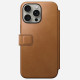 Θήκη iPhone 15 Pro Max Nomad Modern Leather Folio Δερμάτινο Πορτοφόλι με MagSafe - English Tan (NM01634485)