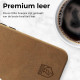 Rosso Elite Back Cover - Δερμάτινη Θήκη MagSafe - Apple iPhone 15 Pro Max - Light Brown (8719246442018)