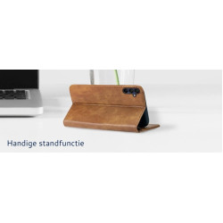 PU Θήκη Πορτοφόλι - Samsung Galaxy A35 - Rosso Element - Brown (8719246438318)