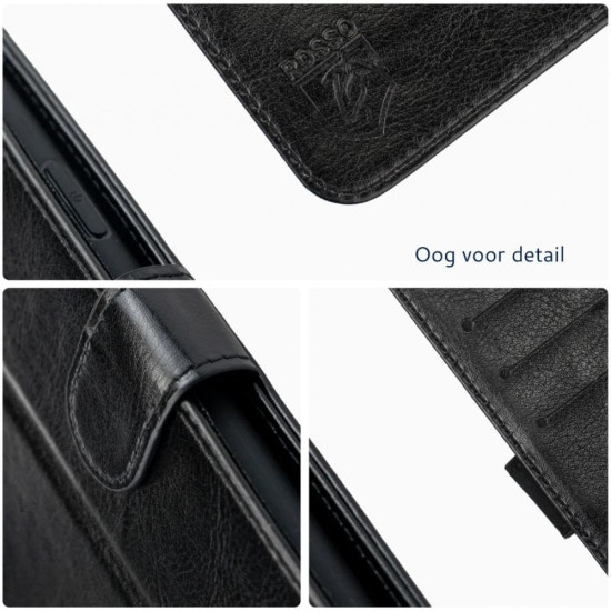 Rosso Element PU Θήκη Πορτοφόλι Google Pixel 8 - Black (8719246390418)