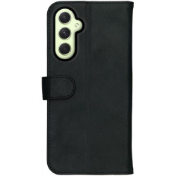 Δερμάτινη Θήκη Πορτοφόλι - Samsung Galaxy A35 - Rosso Deluxe - Black (8719246438349)