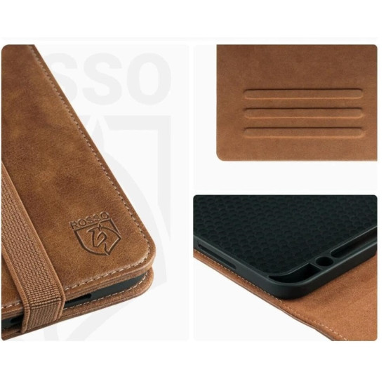 Rosso Element PU Θήκη Xiaomi Redmi Pad SE 11.0'' με Υποδοχή για Γραφίδα - Brown (8719246427510)
