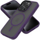 Spacecase Hybrid MagSafe - Σκληρή Ημιδιάφανη Θήκη MagSafe - Apple iPhone 15 Pro - Purple (5905719103224)
