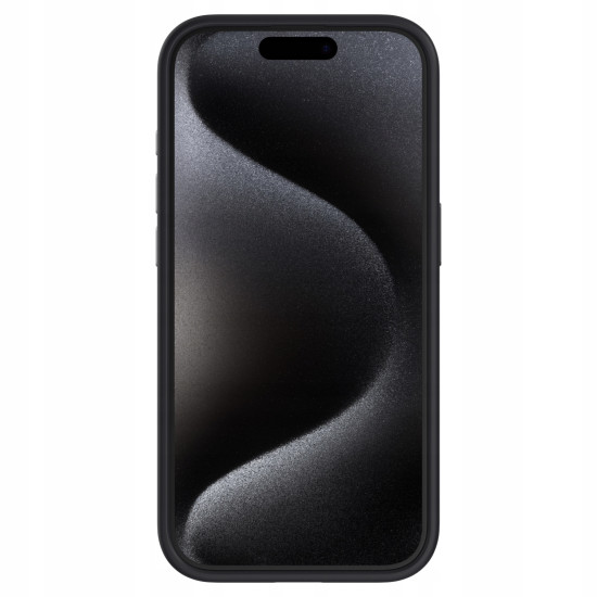 Spacecase Hybrid MagSafe - Σκληρή Ημιδιάφανη Θήκη MagSafe - Apple iPhone 15 Pro - Black (5905719103194)
