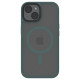 Spacecase Hybrid MagSafe - Σκληρή Ημιδιάφανη Θήκη MagSafe - Apple iPhone 15 - Dark Green (5905719103132)