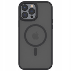 Spacecase Hybrid MagSafe - Σκληρή Ημιδιάφανη Θήκη MagSafe - Apple iPhone 13 Pro Max - Black (5905719102890)