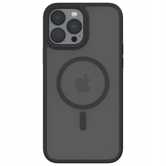 Spacecase Hybrid MagSafe - Σκληρή Ημιδιάφανη Θήκη MagSafe - Apple iPhone 13 Pro Max - Black (5905719102890)