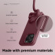 Elago Magnetic Silicone Case - Premium MagSafe Θήκη Σιλικόνης - Apple iPhone 15 Pro - Burgundy (ES15MSSC61PRO-BGD)