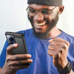 Spacecase Carbon - Θήκη Σιλικόνης - Xiaomi 13  Lite - Black (5905123475870)