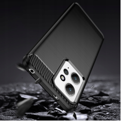 Spacecase Carbon - Θήκη Σιλικόνης - Xiaomi Redmi Note 12 4G - Black (5905123490507)