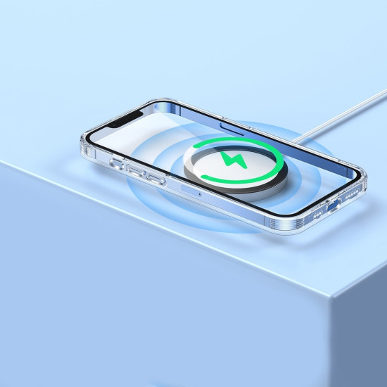 Joyroom JR-MAG-M3 Universal Metal Magnetic Ring - Αυτοκόλλητος Μεταλλικός Μαγνητικός Δακτύλιος MagSafe - 2 Τεμάχια - Black (6941237198693)